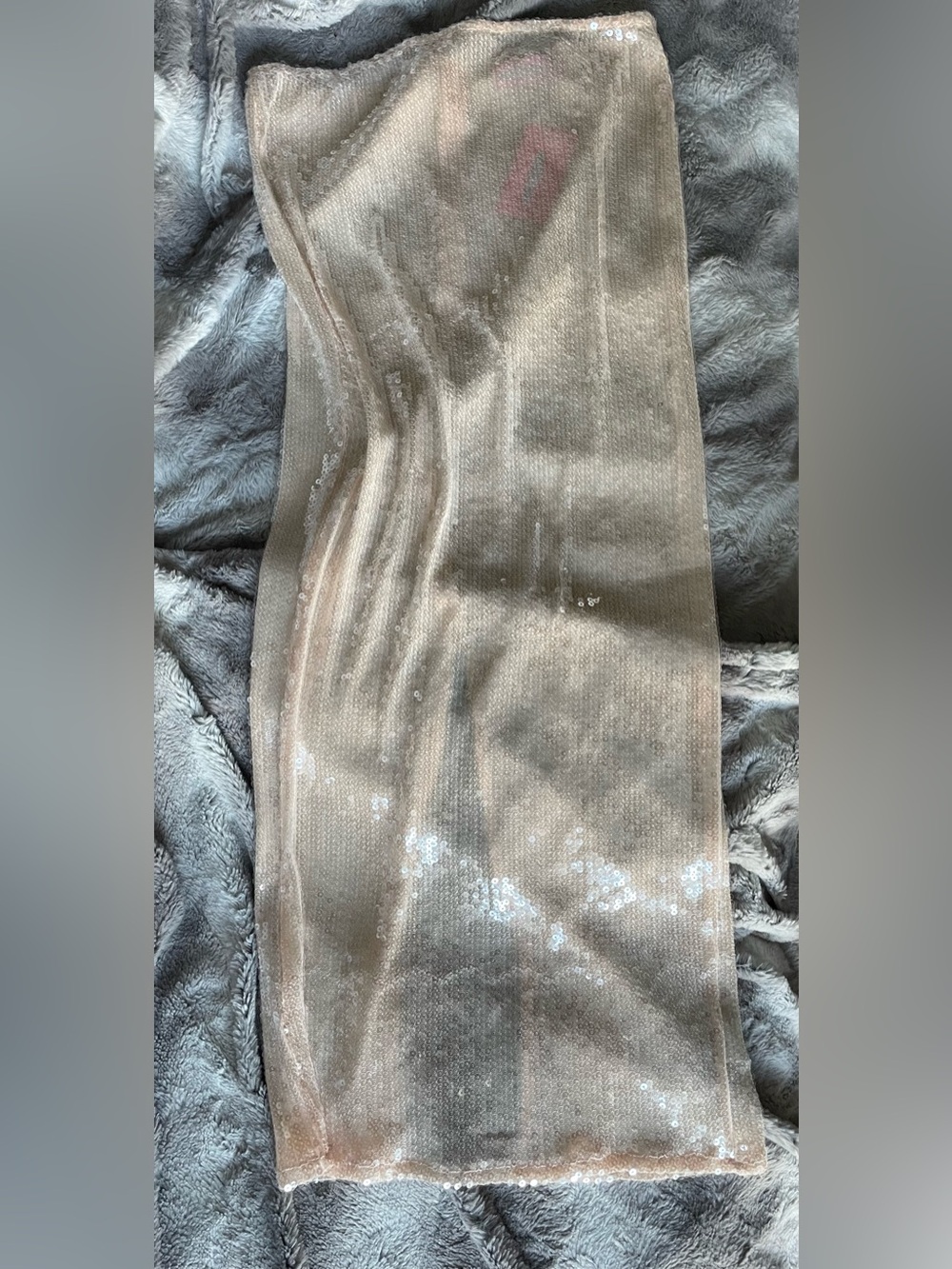 Edikted Women's Sequin Jeggings in Beige